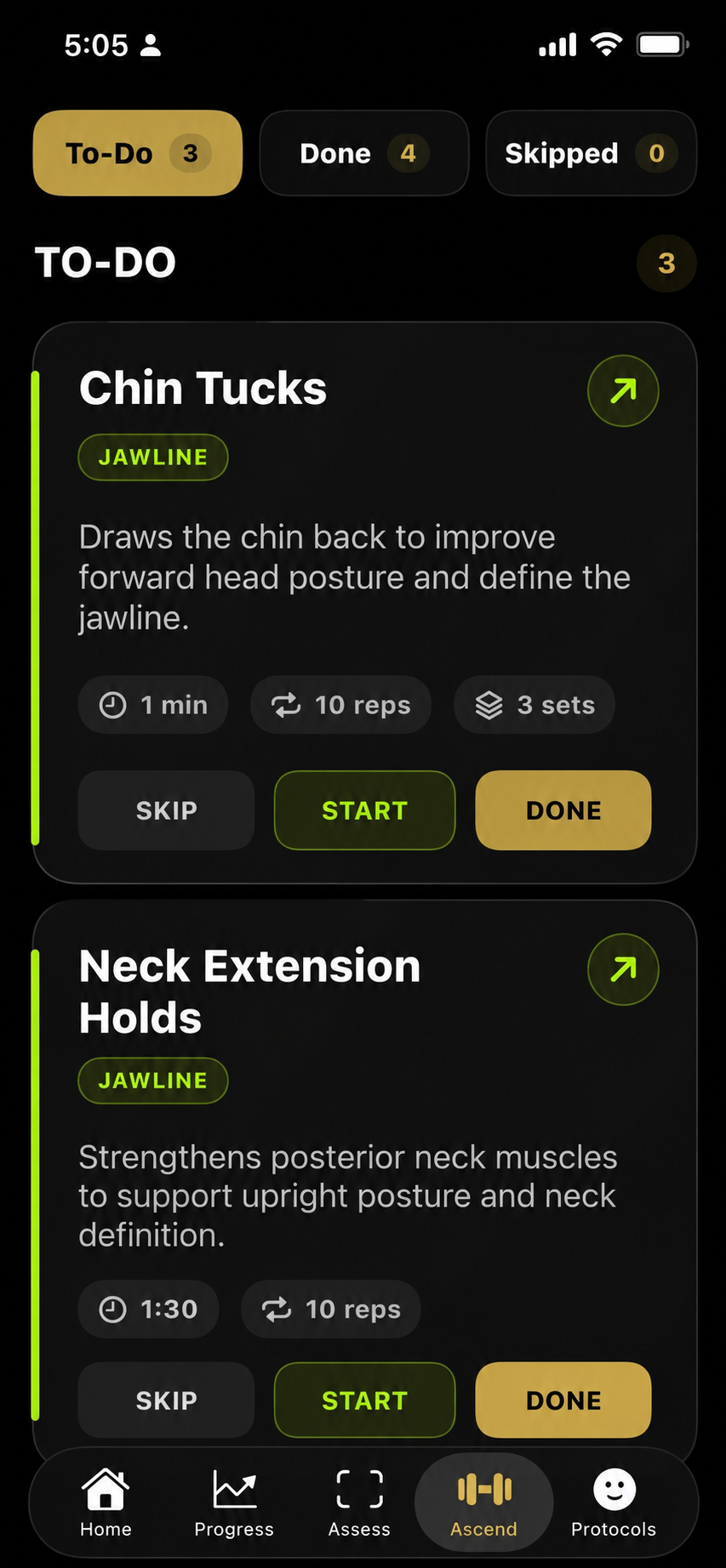 PSL Rank - daily exercises
